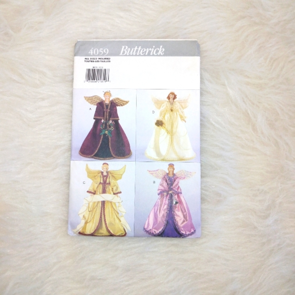 Butterick 4057 Decorative Angles in 4 variations Christmas Decor